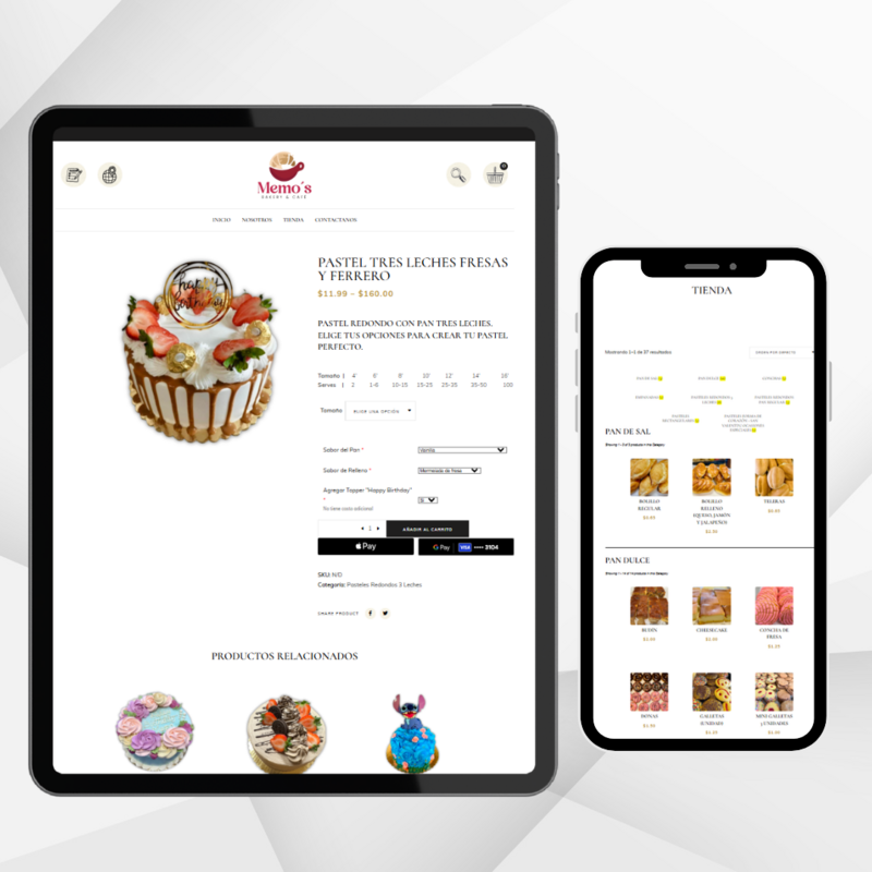 Tienda online bakery